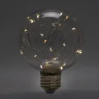 Лампа светодиодная LED 3вт Е27 прозрачный 2700К шар G80