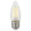 Лампа светодиодная F-LED B35-9w-827-E27 (филамент, свеча, 9Вт, тепл, E27) (10/100/5000)