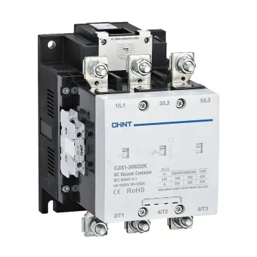 Контактор вакуумный CJX1-300/22K 300А(АС3) 2НО+2НЗ AC/DC 380В 50/60Гц | 275710 | CHINT