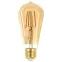Лампа светодиодная филаментная F-LED ST64-7W-824-E27 gold (филамент, зол, 7Вт, тепл, E27) (20/960)