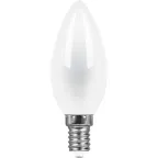 Лампа светодиодная LED 11вт Е14 теплый матовая свеча FILAMENT