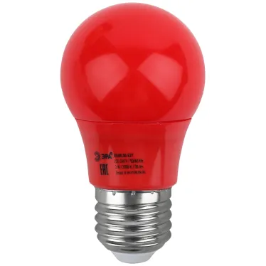 Лампа светодиодная для Белт-Лайт диод. груша красн., 13SMD, 3W, E27ERARL50-E27 LED A50-3W-E27
