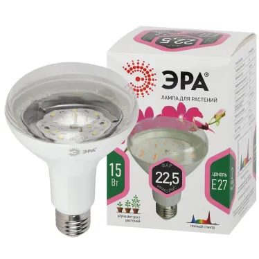 Лампа светодиодная лампа для растений тип BR30,15 Вт, 220-240V FITO-15W-Ra90-E27