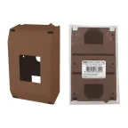 Бокс пластиковый навесной КМПн 1/4 для наружной установки IP20 "ЭКО" (бук) инд. штрихкод, (ВхШхГ) 420х230х210мм | SQ0907-0402 | TDM
