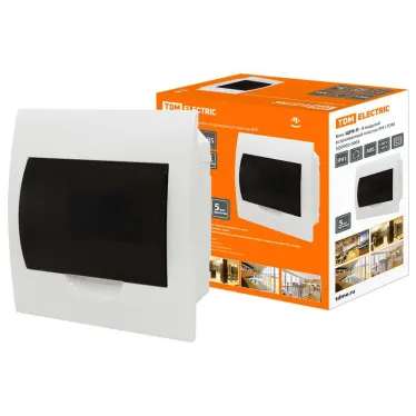 Бокс пластиковый встраиваемый ЩРВ-П-8 модулей IP40 | SQ0902-0003 | TDM