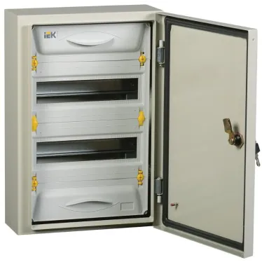 Корпус металлический ЩРн-24з-1 У2 IP54 (ВхШхГ) 454х310х135мм PRO | MKM16-N-24-54-ZU | IEK