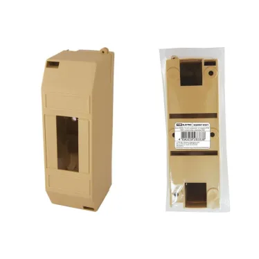 Бокс пластиковый навесной КМПн 1/2 для наружной установки IP20 "ЭКО" (сосна) инд. штрихкод, (ВхШхГ) 216х239х426мм | SQ0907-0501 | TDM
