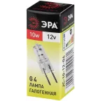 Лампа накаливания галогенная G4-JC-10W-12V (галоген, капсула, 10Вт, нейтр, G4) (100/1000/35000)