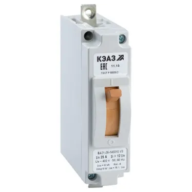 Выключатель автоматический ВА21-29-342810-63А-6Iн-400AC-НР12AC/DC-У3 | 367036 | КЭАЗ