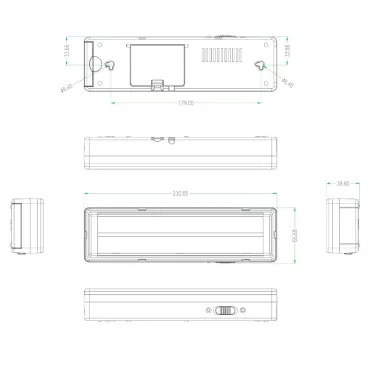 Светильник светодиодный аварийный непостоянный DBA-104-0-20 44LED 6ч IP20 стрелка (20/880)