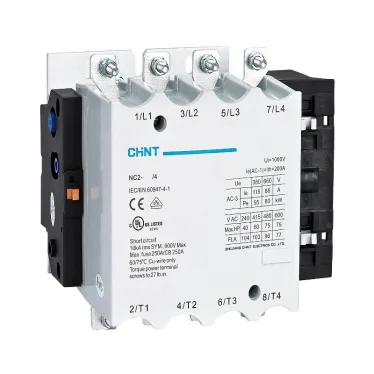 Контактор NC2-150/4 150А 4P 220-240В/АС3 50Гц (R) | 671399 | CHINT