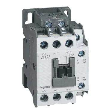 Контактор CTX3 22 3P 12A 1но1нз -24В | 416091 | Legrand