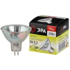                  Лампа накаливания галогенная GU5.3-JCDR (MR16) -75W-230V-CL (галоген, софит, 75Вт, нейтр, GU5.3) (10/200/6000)
               