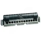 Клеммная колодка IP 2X - фаза - чёрная - 1X6-25 мм? - 12X1,5-16 мм? - длина 113 мм