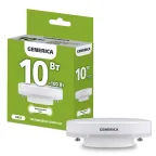                  Лампа светодиодная T80 таблетка 10Вт 230В 4000К GX53 GENERICA
               
