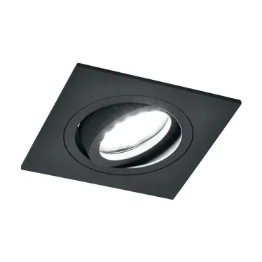 Светильник ИВО-50w G5.3 поворотный квадратный черный