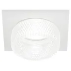 Светильник встраиваемый декоративный DK110 WH/CL MR16 GU5.3 белый прозрачный