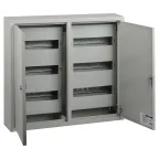 Корпус металлический навесной ЩРН-72 2-х дверный (540х600х120) IP31 УХЛ3 серый