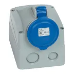                  Розетка накладная - 32А - 2К+З - 230 В - IP 44 | 090180 | Legrand
               