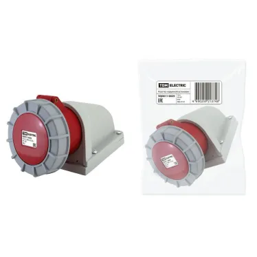Розетка наружной установки IP67 16А 3Р+РЕ 380В | SQ0611-0029 | TDM