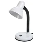 LIGHTING Светильник настольный 1002 на подставке Е27 белый IEK