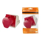                  Розетка 124 стационарная 3Р+РЕ 32А 380В IP44  | SQ0602-0005 | TDM
               