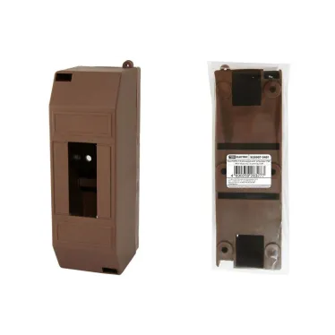 Бокс пластиковый навесной КМПн 1/2 для наружной установки IP20 "ЭКО" (бук) инд. штрихкод, (ВхШхГ) 217х239х421мм| SQ0907-0401 | TDM
