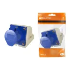 Розетка 113 стационарная 2Р+РЕ 16А 220В IP44  | SQ0602-0001 | TDM