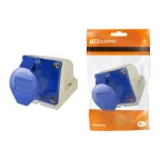                 Розетка 133 стационарная 2Р+РЕ 63А 220В IP54  | SQ0602-0010 | TDM
               