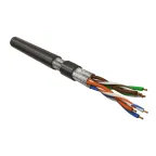 Витая пара U/FTP кат 6 4 пары AWG26 patch IN LSZH нг(А)-HF черный 500м