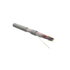 Витая пара U/UTP кат 5 10 пар 24AWG solid IN LSZH нг(А)-HF серый 500м