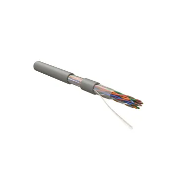 Витая пара U/UTP кат 5 10 пар 24AWG solid IN LSZH нг(А)-HF серый 500м