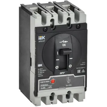 ARMAT Авт. выкл. лит. корпус 3P S 35кА 25А э/м рег. IEK | AR-MCCB-3S-035-0025A-MTUC | IEK