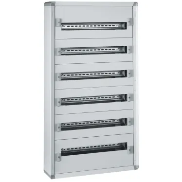 Шкаф распределительный с металлическим корпусом XL3 160 для модульного оборудования 6 реек