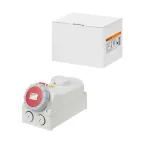 Розетка настенная, с выключателем и блокировкой IP67 16А 3Р+РЕ+N 380В | SQ0611-0066 | TDM
