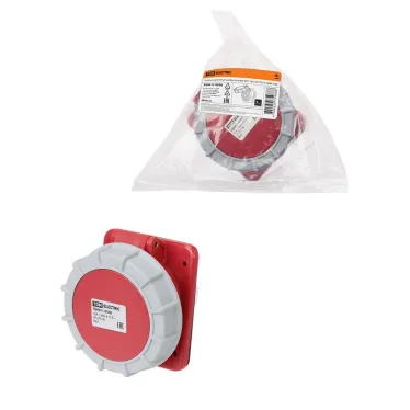 Розетка скрытой установки угловая IP67 16А 3Р+РЕ+N 380В | SQ0611-0058 | TDM