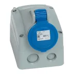                  Розетка накладная - 16А - 2К+З - 230 В - IP 44 | 090167 | Legrand
               