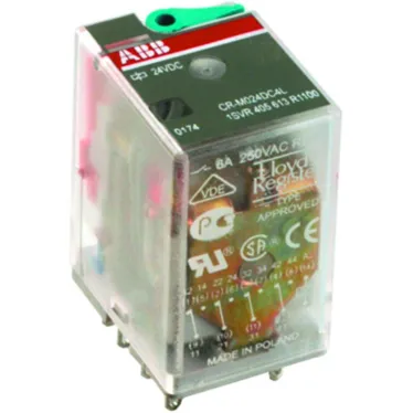 Реле CR-M024DC4 24B DC 4ПК (6A) | 1SVR405613R1000 | ABB