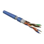Витая пара U/FTP кат 6 4 пары AWG26 patch IN LSZH нг(А)-HF синий 100м