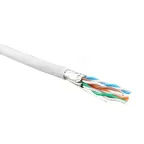                  Витая пара U/FTP кат 6 4 пары AWG23 solid IN LSZH нг(А)-HF белый 500м
               