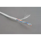 Витая пара U/UTP кат 5 2 пары AWG24 solid IN LSZH нг(А)-HF серый 500м