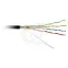 Витая пара U/UTP кат 5e 4 пары AWG24 solid IN/OUT LSZH черный 500м
