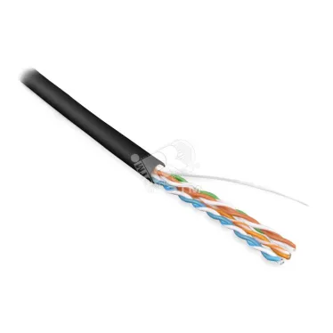 Витая пара U/UTP кат 5e 4 пары AWG24 solid IN LSZH нг(А)-HF синий 305м
