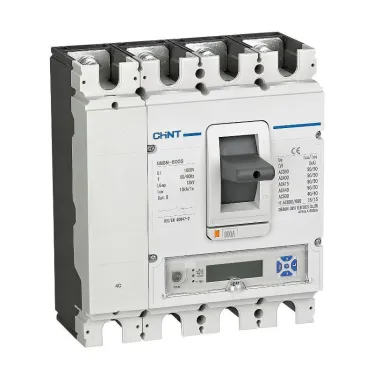 Выключатель автоматический NM8N-630C EM 4P 400А 36кА с электр. расцепителем, LCD (R) | 269472 | CHINT