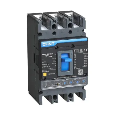 Выключатель автоматический NXMS-160F/3P 32А 36кА с электронным расцепителем (R) | 264744 | CHINT