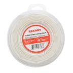                  Трубка термоусаживаемая 5,0 2,5 мм белая, ролик 2,44 м, REXANT
               