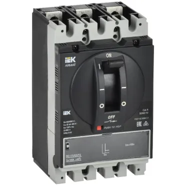 ARMAT Авт. выкл. лит. корпус 3P A 35кА 63А э/м рег. IEK | AR-MCCB-3A-035-0063A-MTUC | IEK