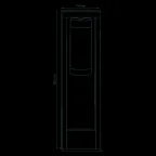 Светильник садово-парковый Clio столб 14.2*50cm, 170-240V / 50Hz, 1xE27, Max.60W, IP54 | GD019 | Gauss