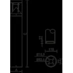 Светильник светодиодный садово-парковый грунтовой TERES LED 30 black 35Вт 4000К IP66 | 1583000010 | Световые Технологии