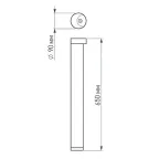 Светильник LGD-Path-Round90-H650B-7W Warm White | 020349 | Arlight